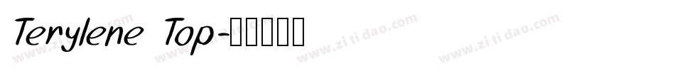 Terylene Top字体转换
